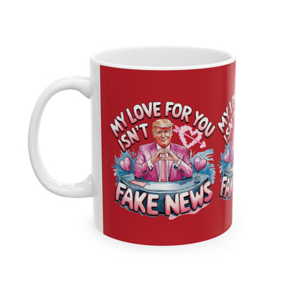 Trump Fake News - Ceramic Mug, (11oz, 15oz)