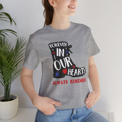 Forever In Our Hearts Boot - Ladies Jersey Short Sleeve Tee