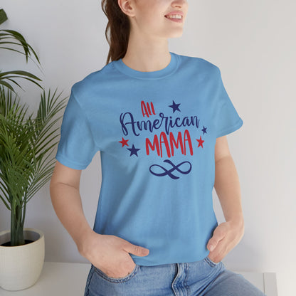 All American Mama - Ladies Jersey Short Sleeve Tee