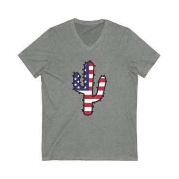 American Cactus - Jersey Short Sleeve V-Neck Tee