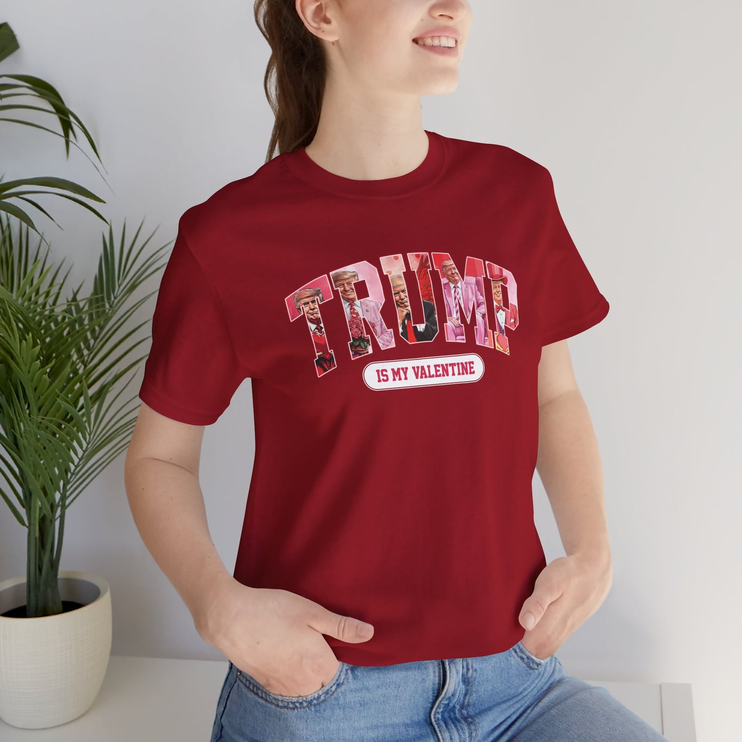 Trump Is My Valentine - Ladies Jersey Short Sleeve Tee