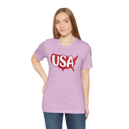 USA - Ladies Jersey Short Sleeve Tee