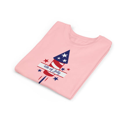 Fourth of July - Girls Youth Short Sleeve Tee