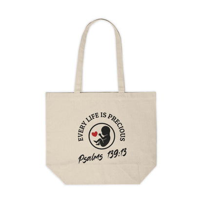 Pro Life - Canvas Shopping Tote