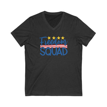 Freedom Squad - Ladies Jersey Short Sleeve V-Neck Tee