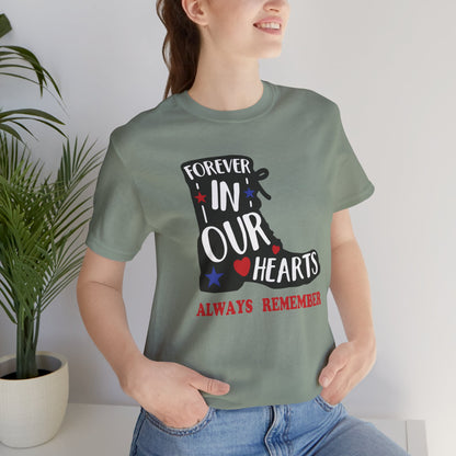 Forever In Our Hearts Boot - Ladies Jersey Short Sleeve Tee