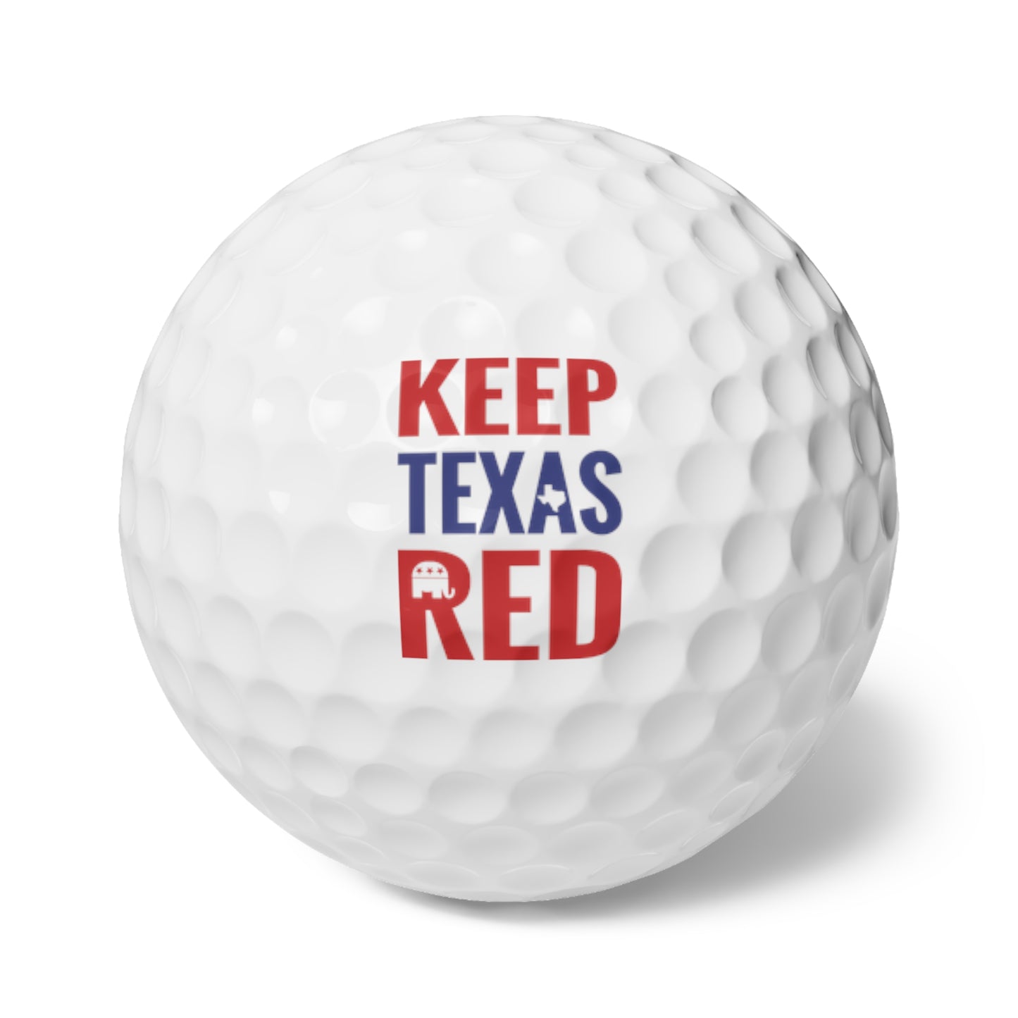 Keep Texas Red - Golf Balls, 6pcs