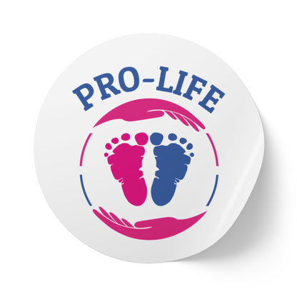 Pro Life - Round Sticker Label Rolls