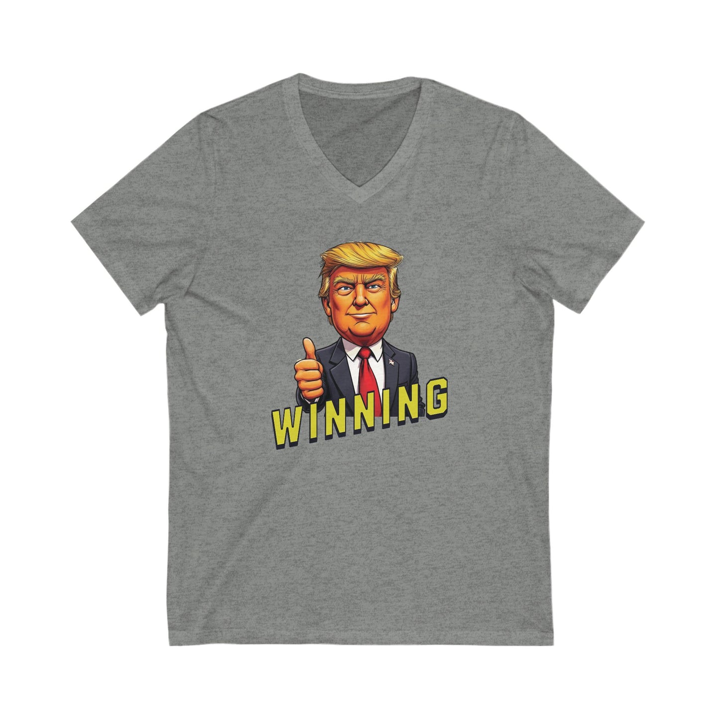 Trump Winning - Men's Jersey Short Sleeve V-Neck Tee