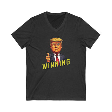 Trump Winning - Men's Jersey Short Sleeve V-Neck Tee