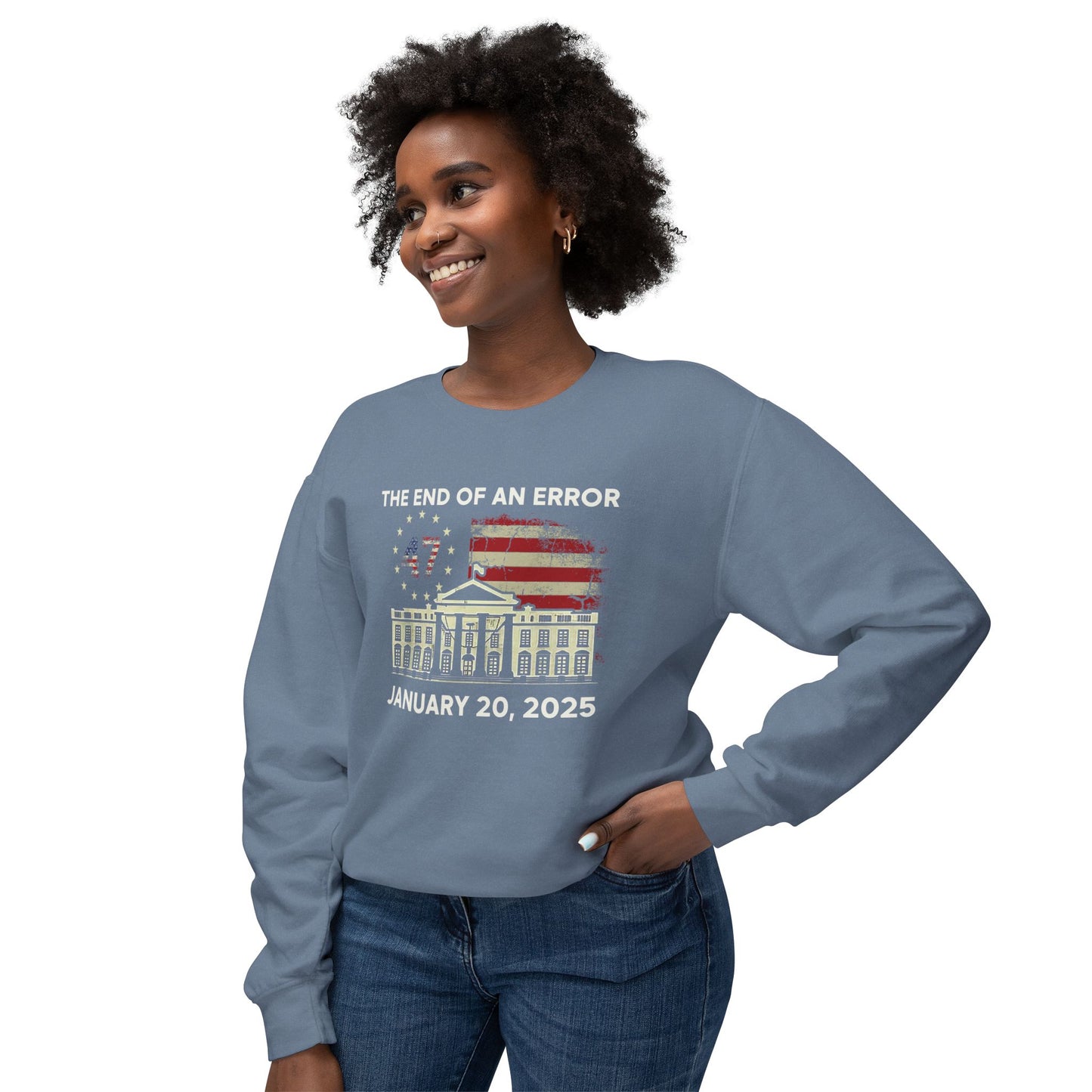 The End Of An Error - Ladies Lightweight Crewneck Sweatshirt