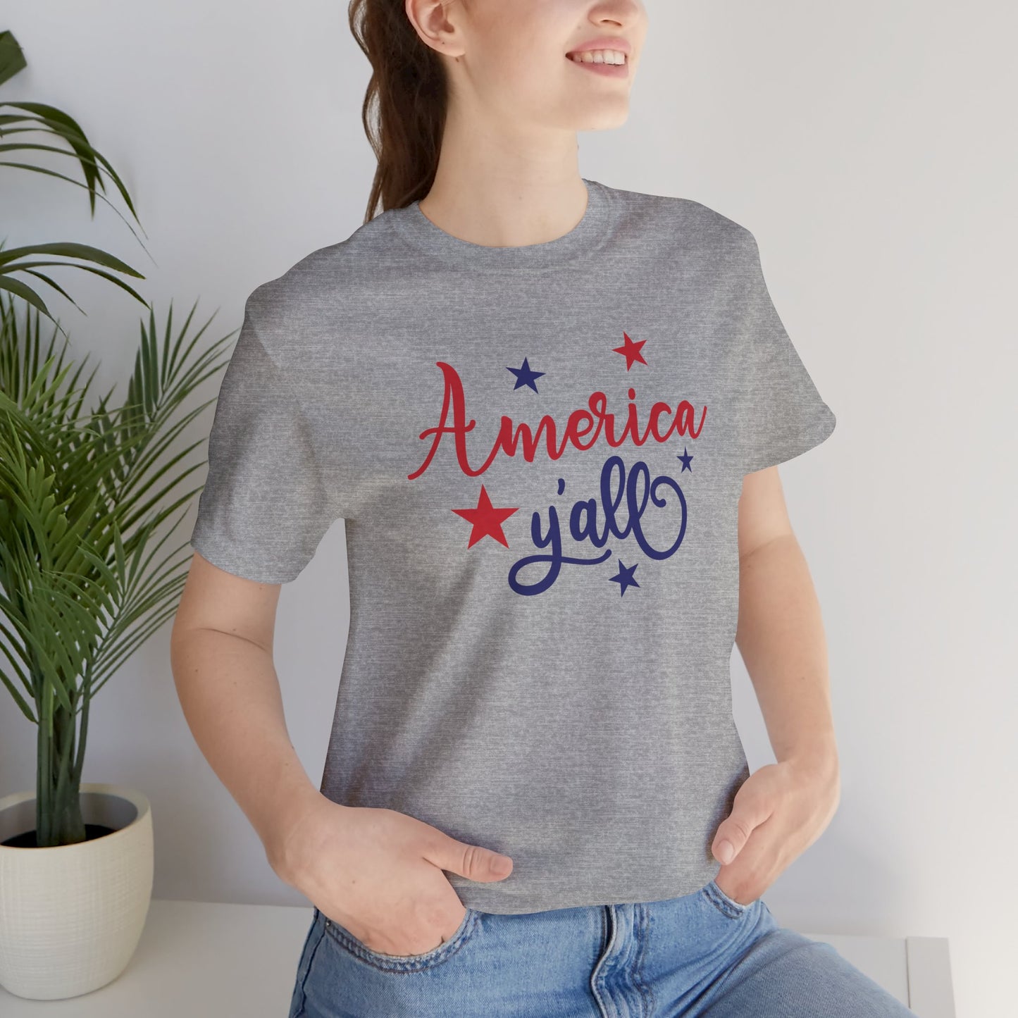 America Yall - Ladies Jersey Short Sleeve Tee