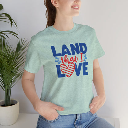 Land That I Love - Ladies Jersey Short Sleeve Tee