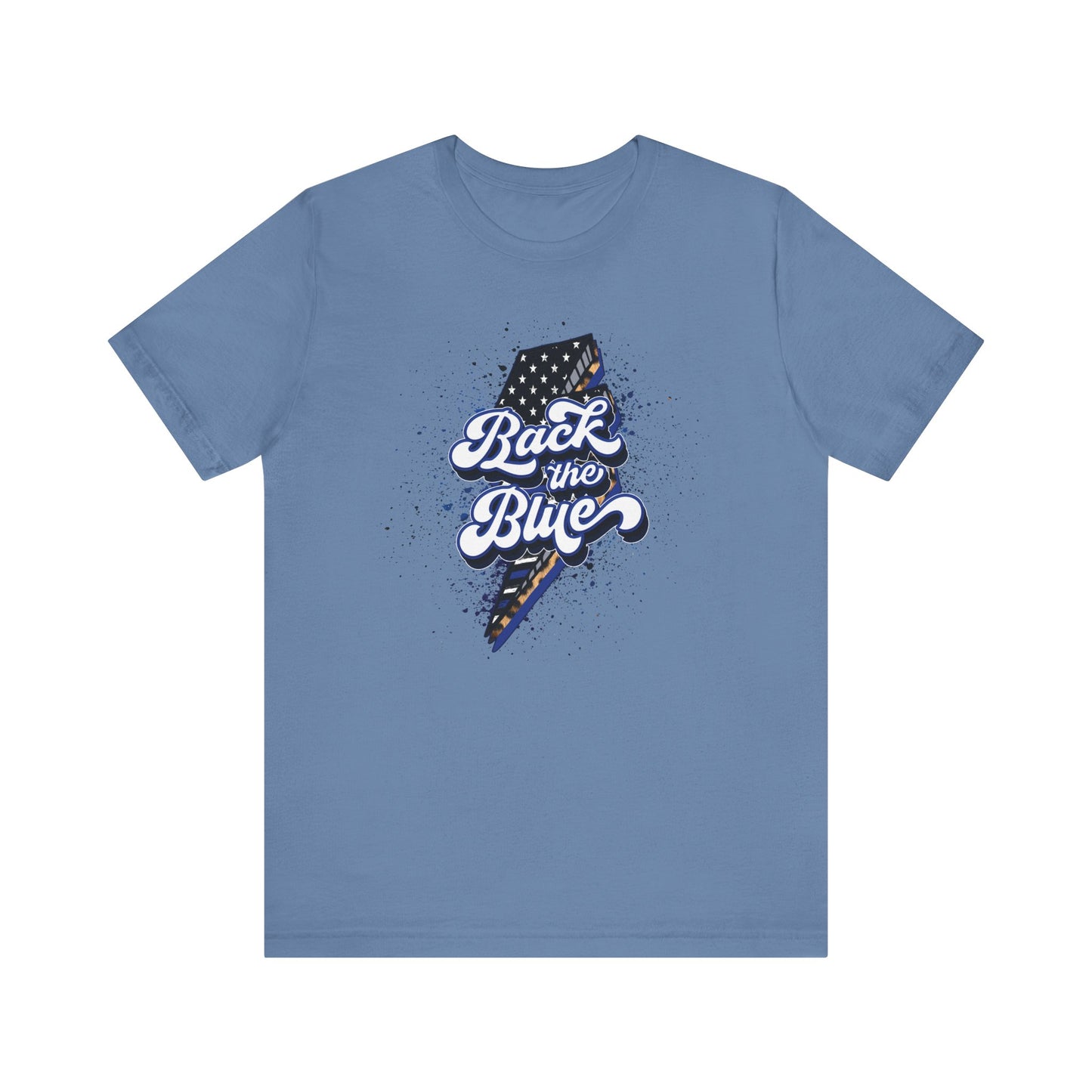 Back The Blue - Ladies Jersey Short Sleeve Tee