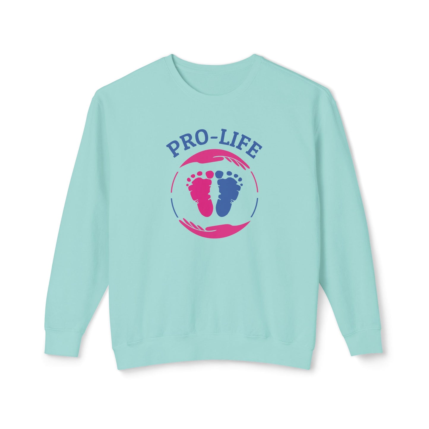 Pro Life - Ladies Lightweight Crewneck Sweatshirt