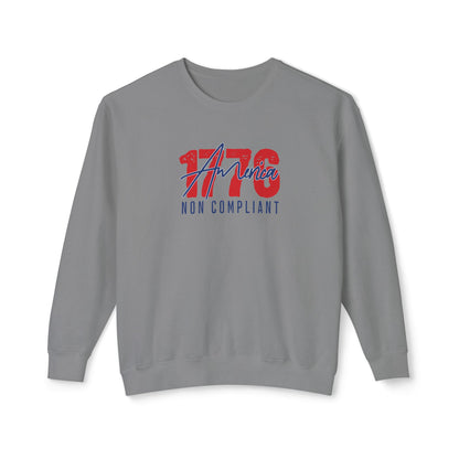 1776 Non Compliant - Men's Lightweight Crewneck Sweatshirt