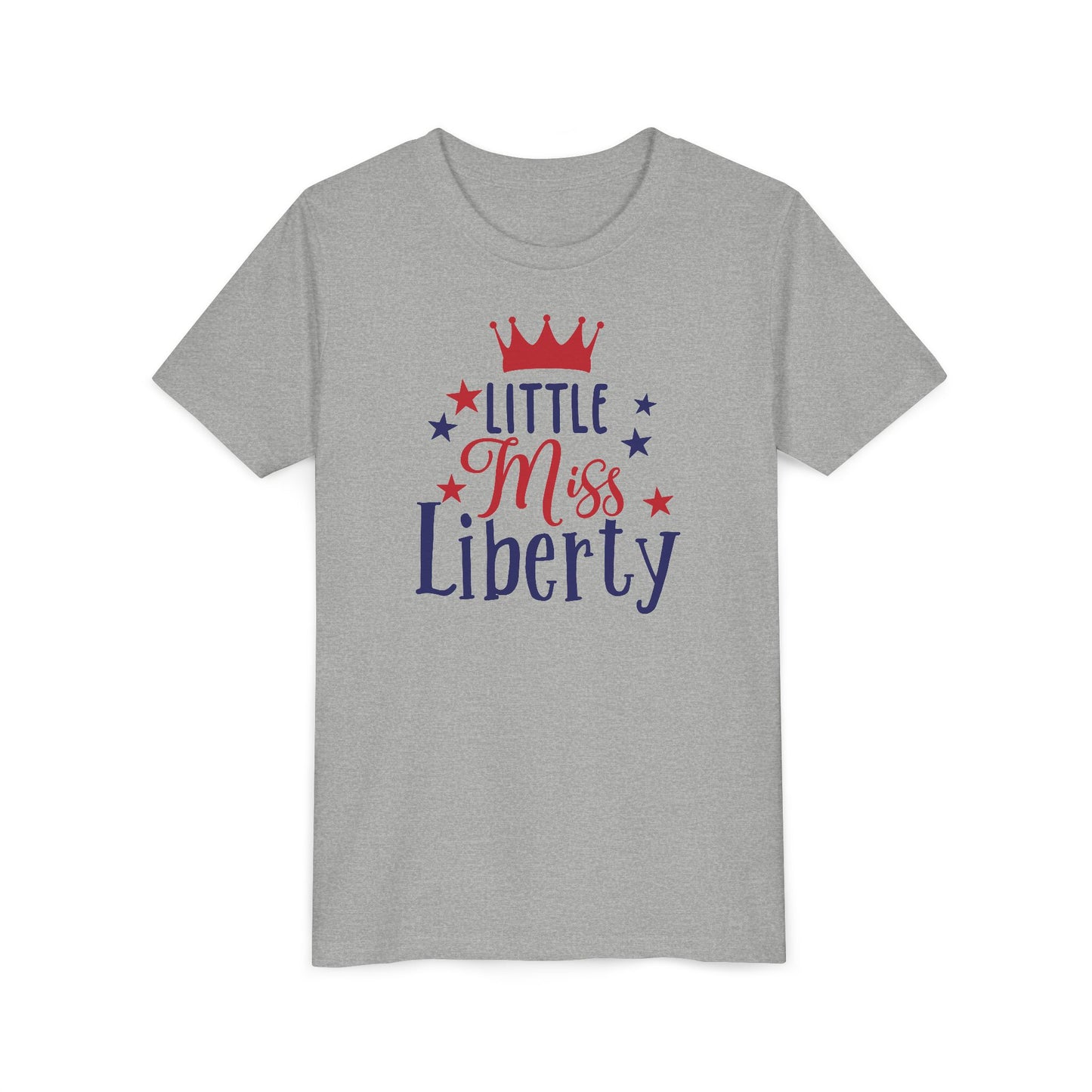 Little Miss Liberty - Girls Youth Short Sleeve Tee