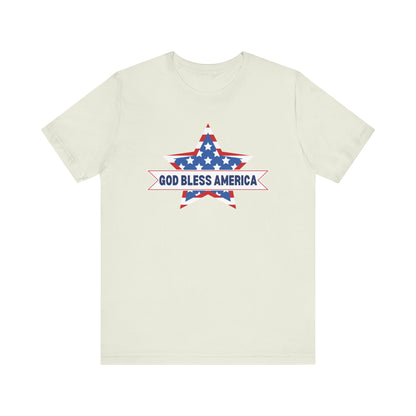 God Bless America - Ladies Jersey Short Sleeve Tee