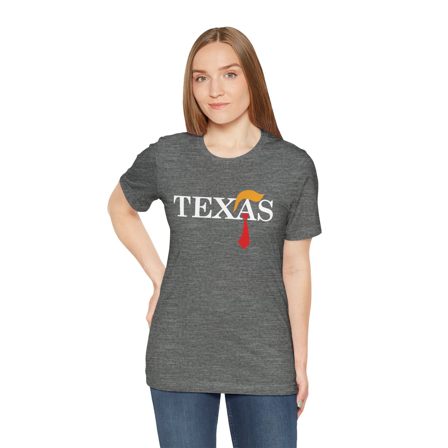 Texas Trump Tie - Ladies Jersey Short Sleeve Tee