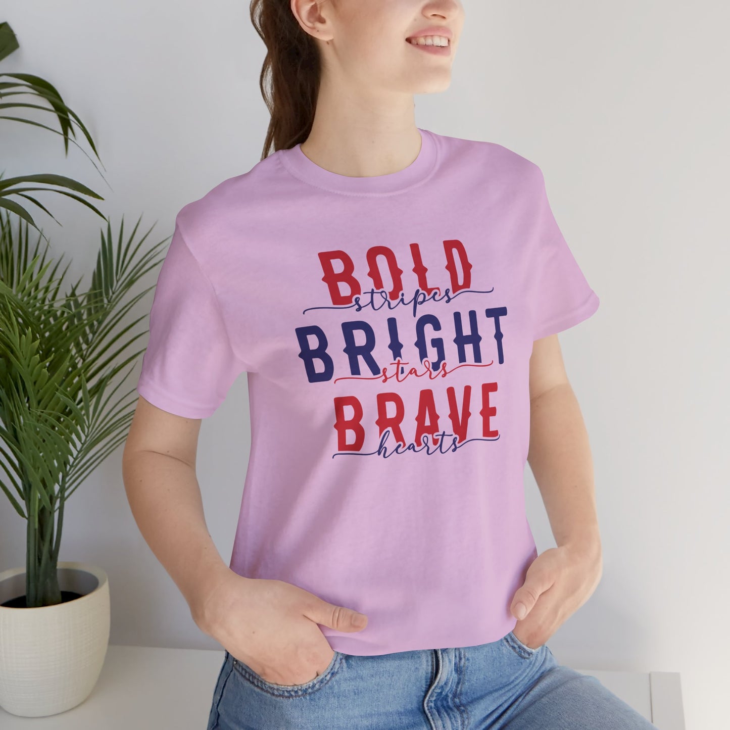 Bold Bright Brave - Ladies Jersey Short Sleeve Tee