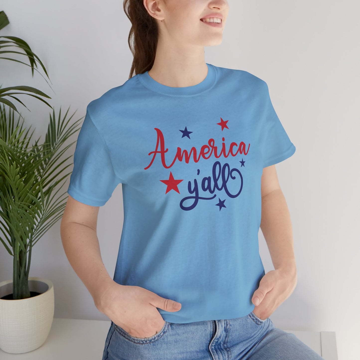 America Yall - Ladies Jersey Short Sleeve Tee