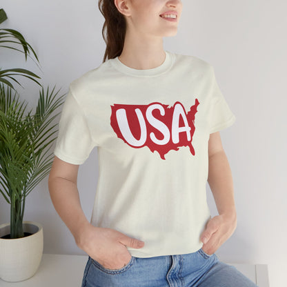 USA - Ladies Jersey Short Sleeve Tee