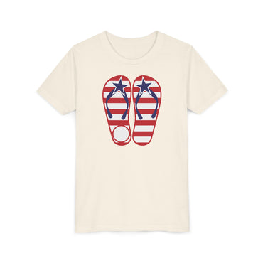 American Flip Flops - Girls Youth Short Sleeve Tee