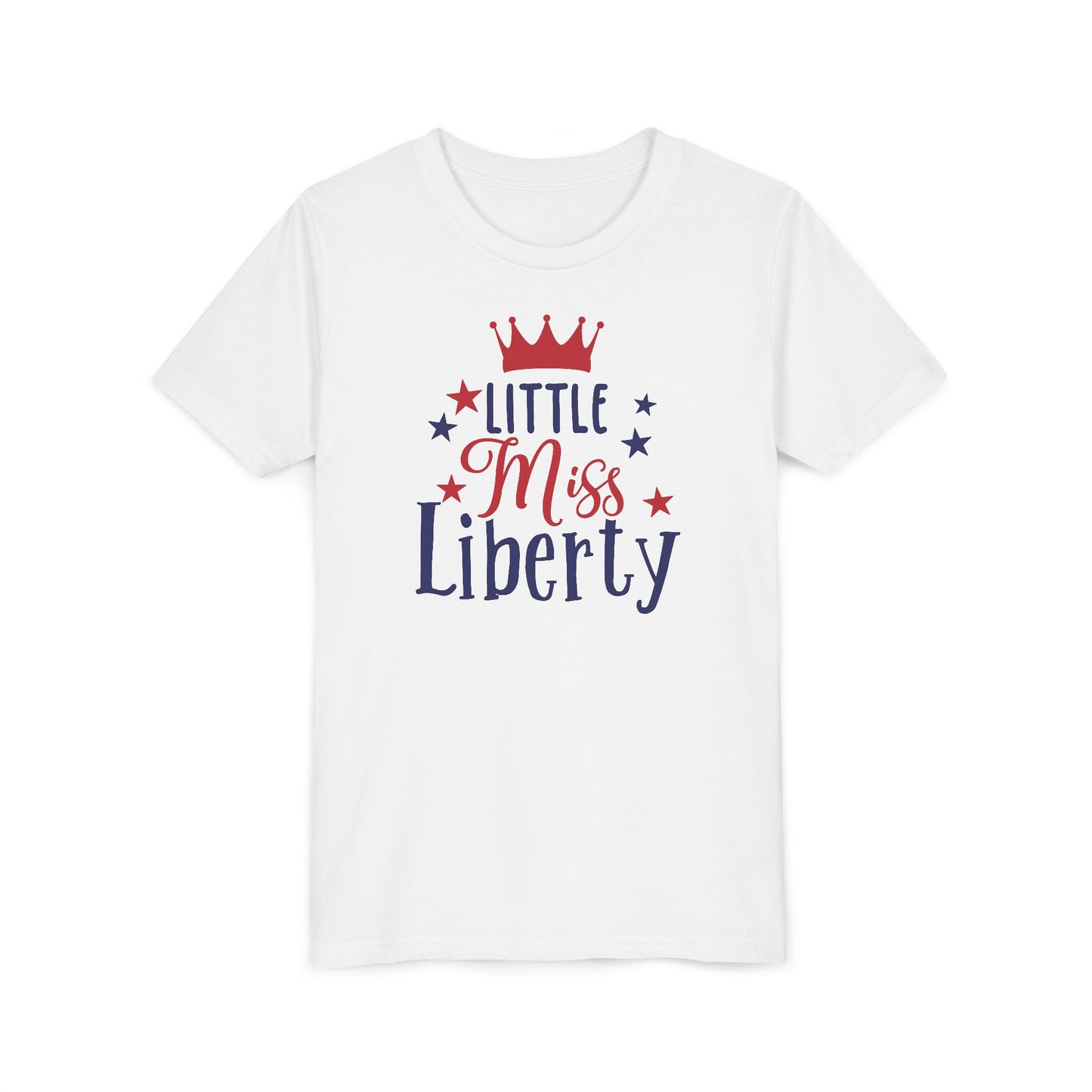 Little Miss Liberty - Girls Youth Short Sleeve Tee