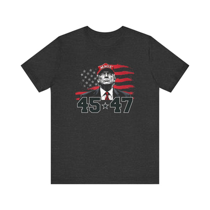 Trump 45 47 -  Men's Jersey Short Sleeve Tee