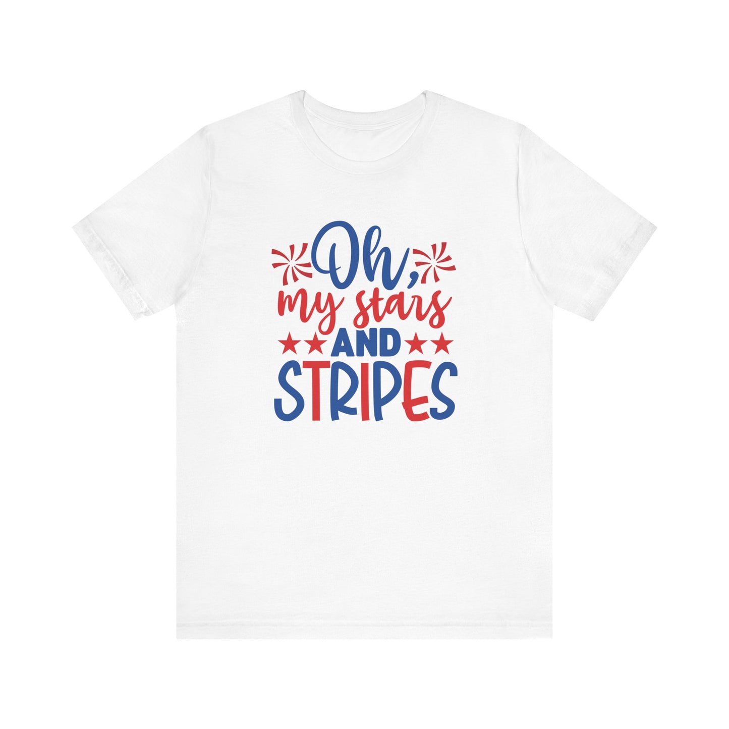 Oh My Stars And Stripes - Ladies Jersey Short Sleeve Tee