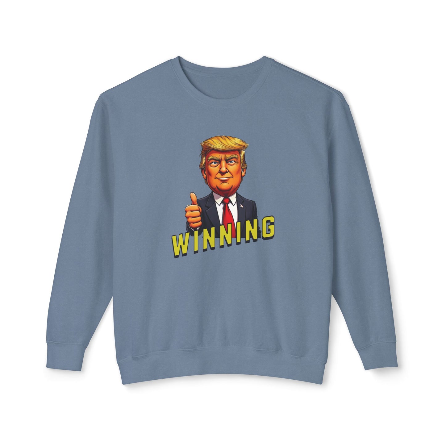 Trump Winning - Men's Lightweight Crewneck Sweatshirt