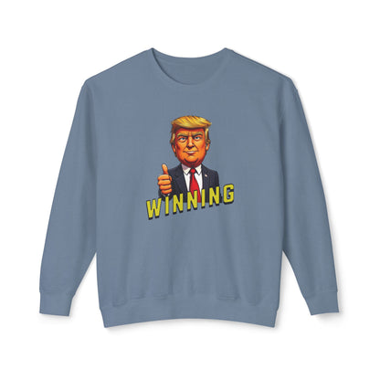 Trump Winning - Men's Lightweight Crewneck Sweatshirt