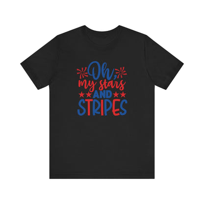 Oh My Stars And Stripes - Men's Jersey Short Sleeve Tee