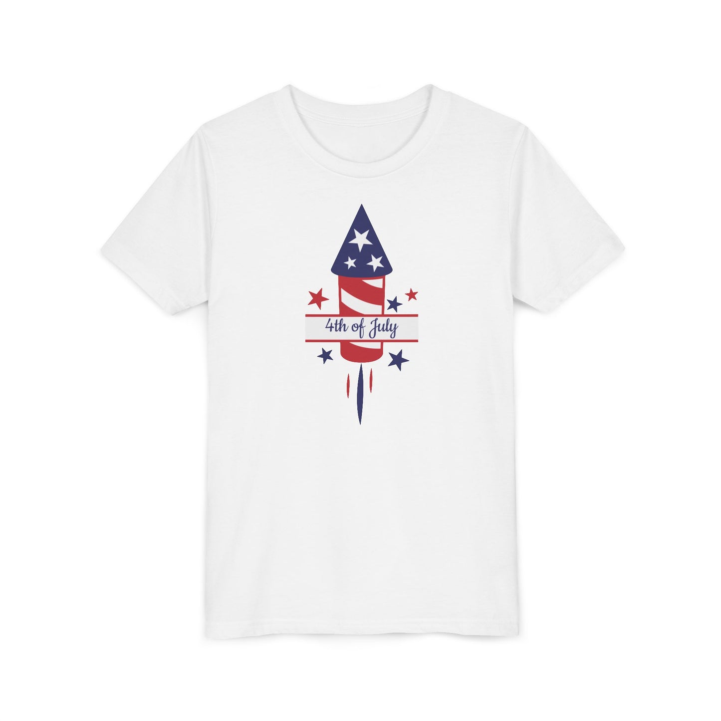 Fourth of July - Girls Youth Short Sleeve Tee