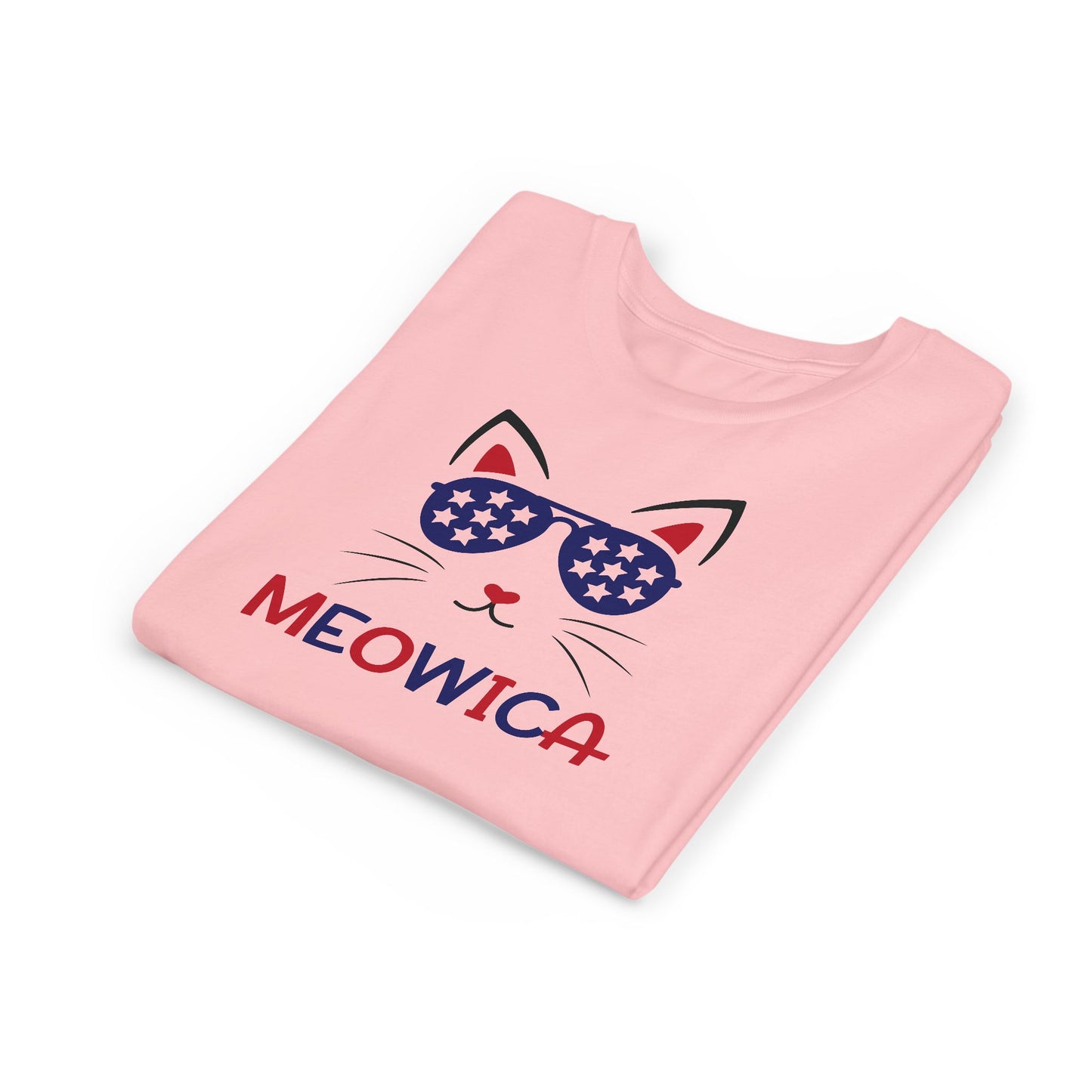 Meowica - Girls Youth Short Sleeve Tee