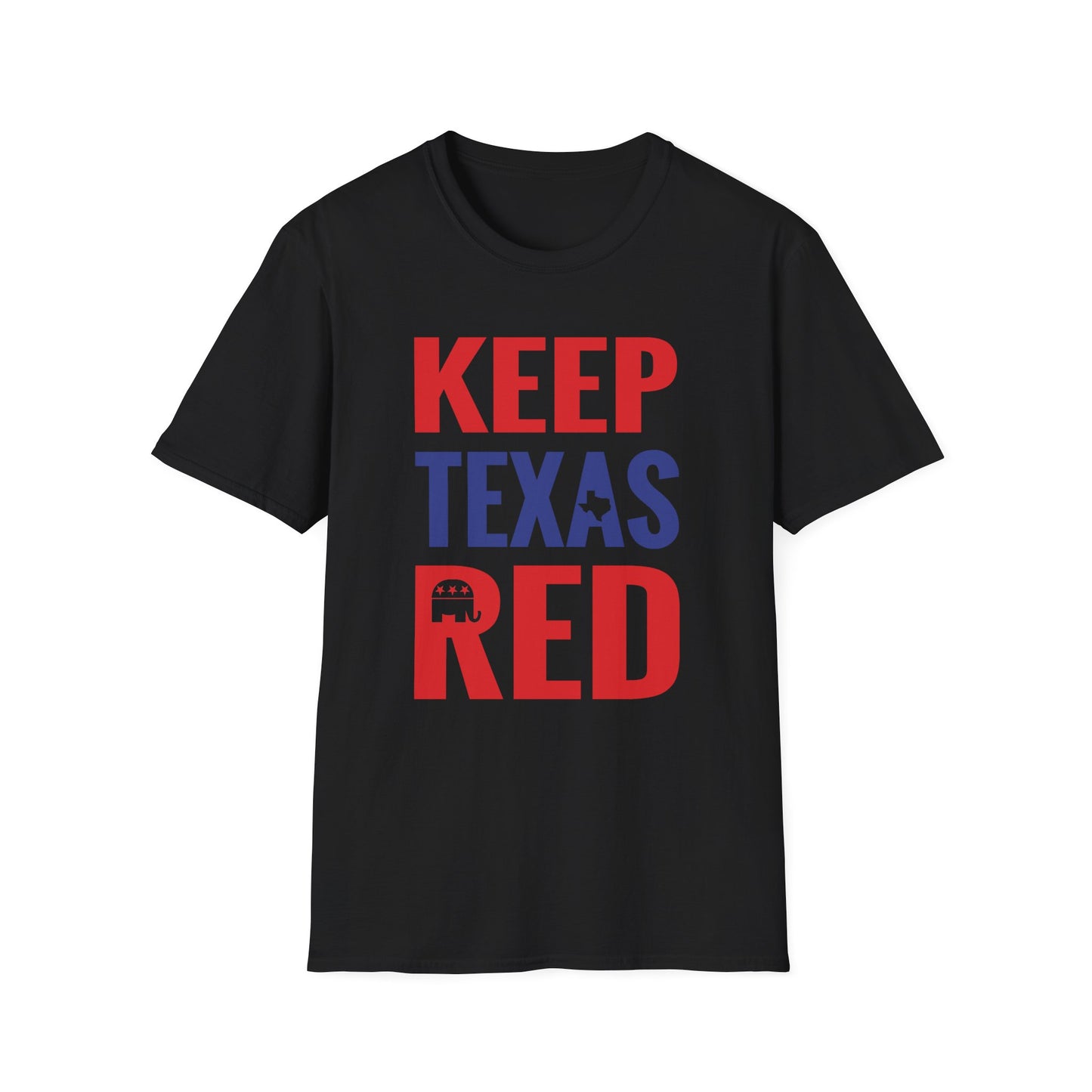 Keep Texas Red -  Men's Softstyle T-Shirt