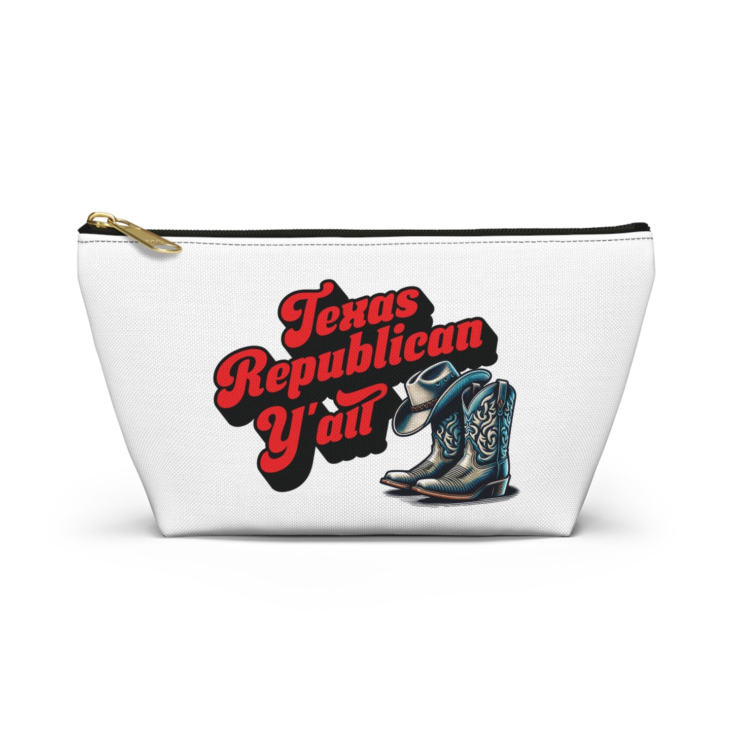 Texas Republican Yall - Accessory Pouch w T-bottom