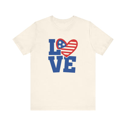 Love America - Ladies Jersey Short Sleeve Tee