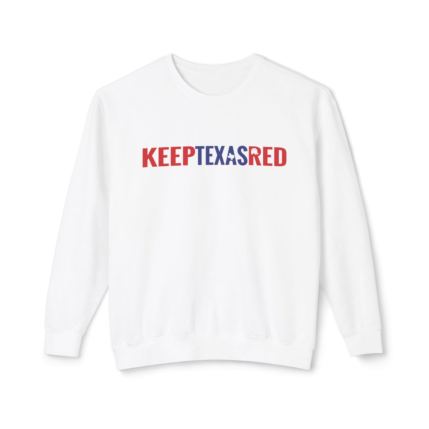 Keep Texas Red - Men's Lightweight Crewneck Sweatshirt