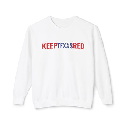 Keep Texas Red - Men's Lightweight Crewneck Sweatshirt