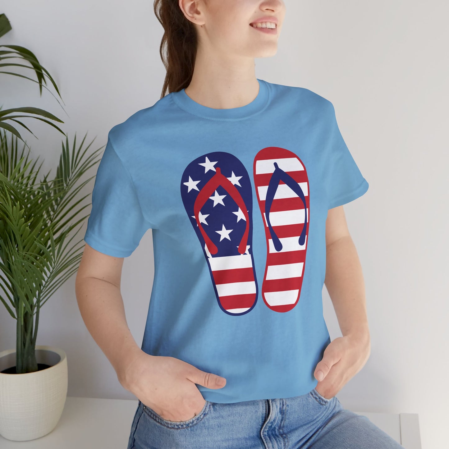 American Flip Flops - Ladies Jersey Short Sleeve Tee