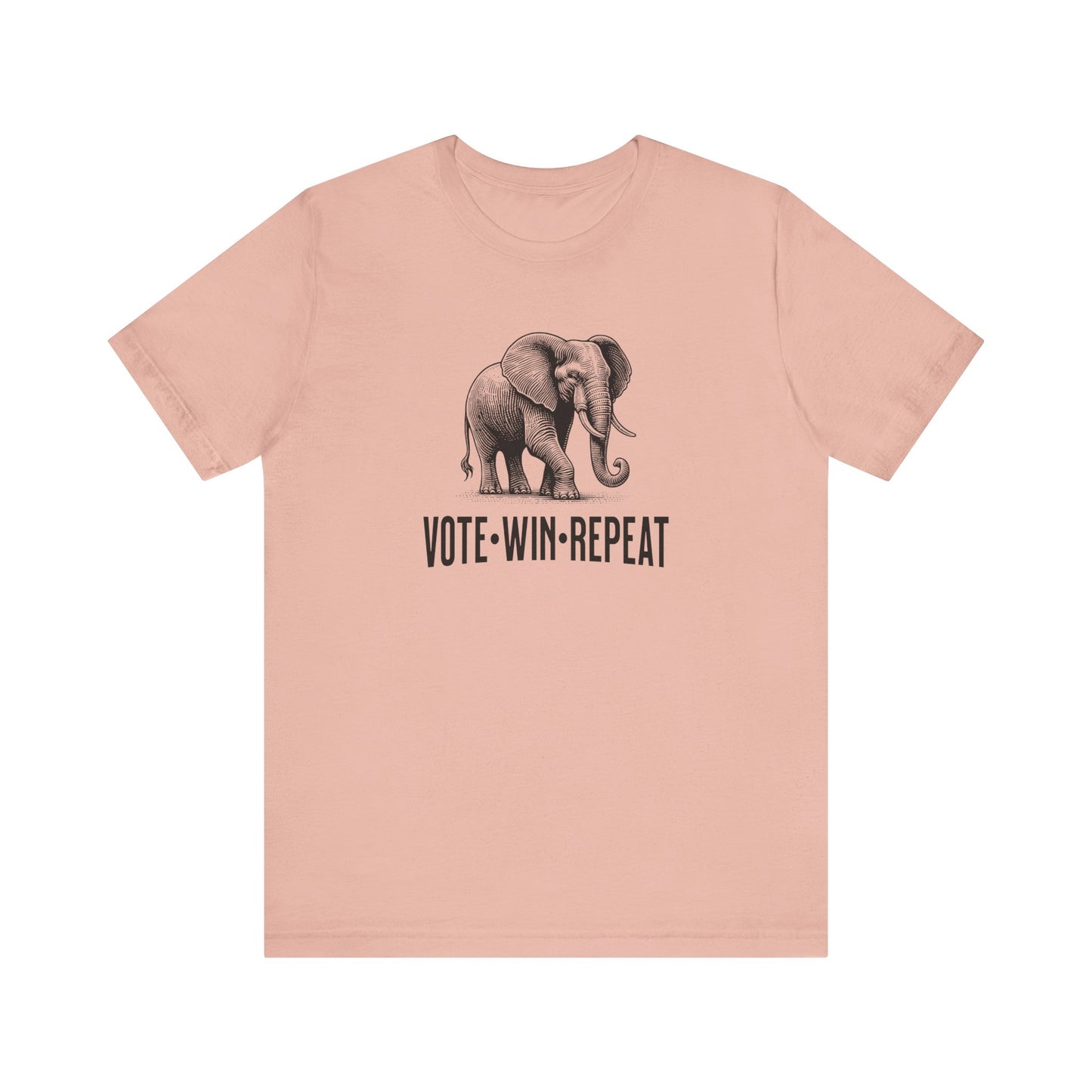 Vote Win Repeat - Jersey Short Sleeve Tee