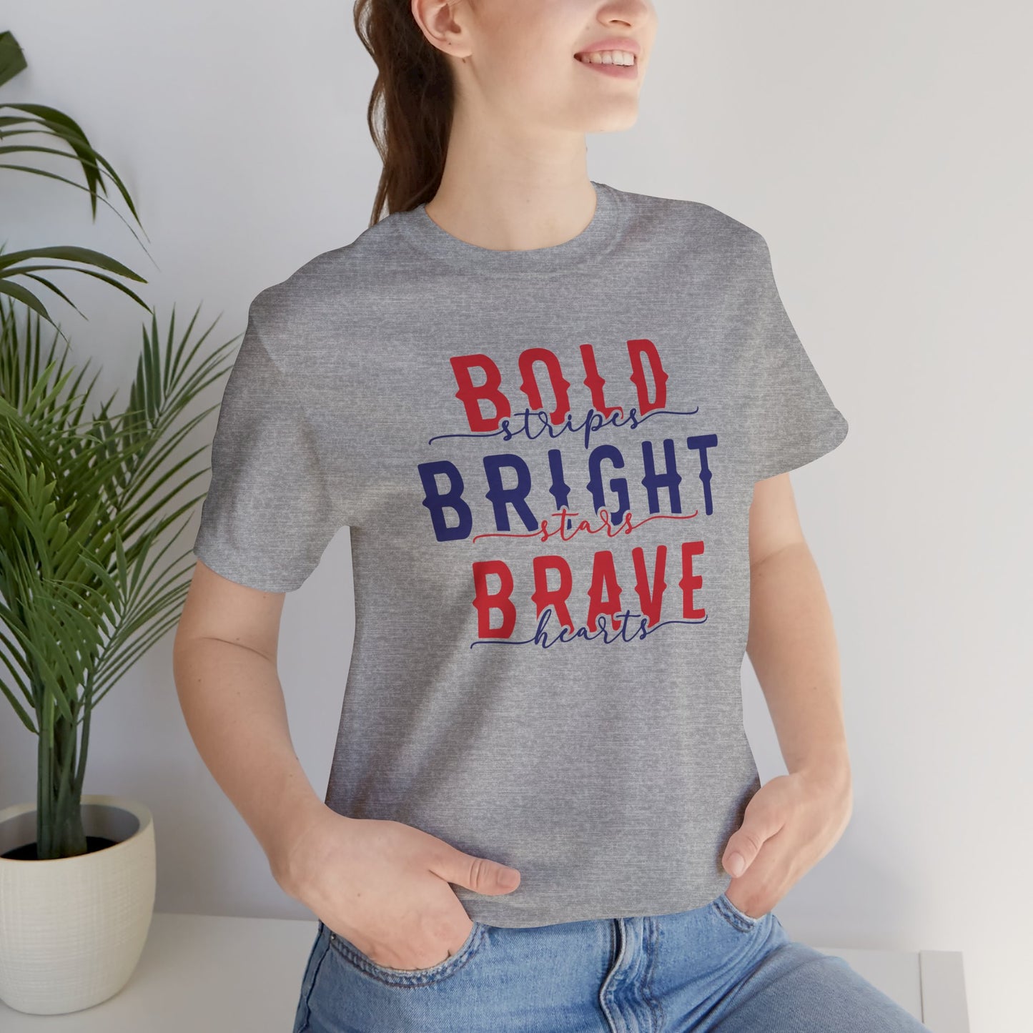 Bold Bright Brave - Ladies Jersey Short Sleeve Tee