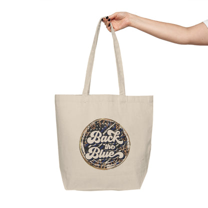 Back The Blue - Canvas Shopping Tote