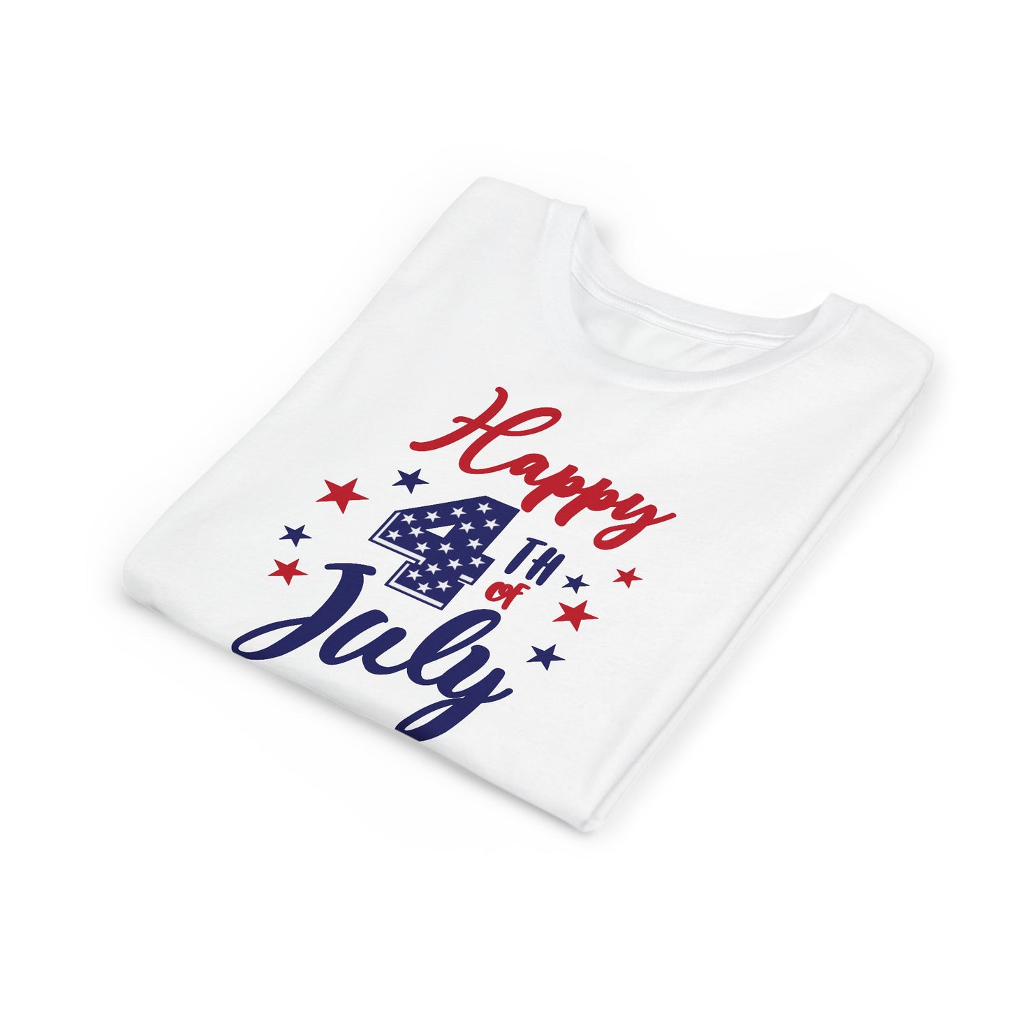 Happy 4th of July - Boys Youth Short Sleeve Tee