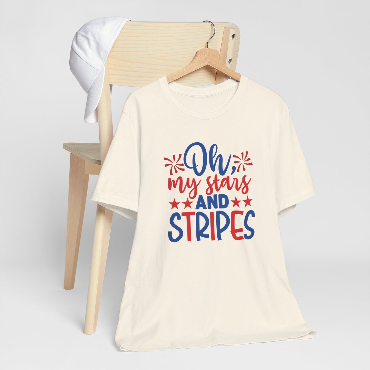 Oh My Stars And Stripes - Men's Jersey Short Sleeve Tee