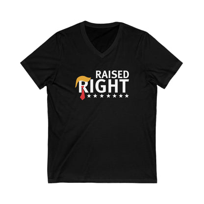 Raised Right - Men's Jersey Short Sleeve V-Neck Tee