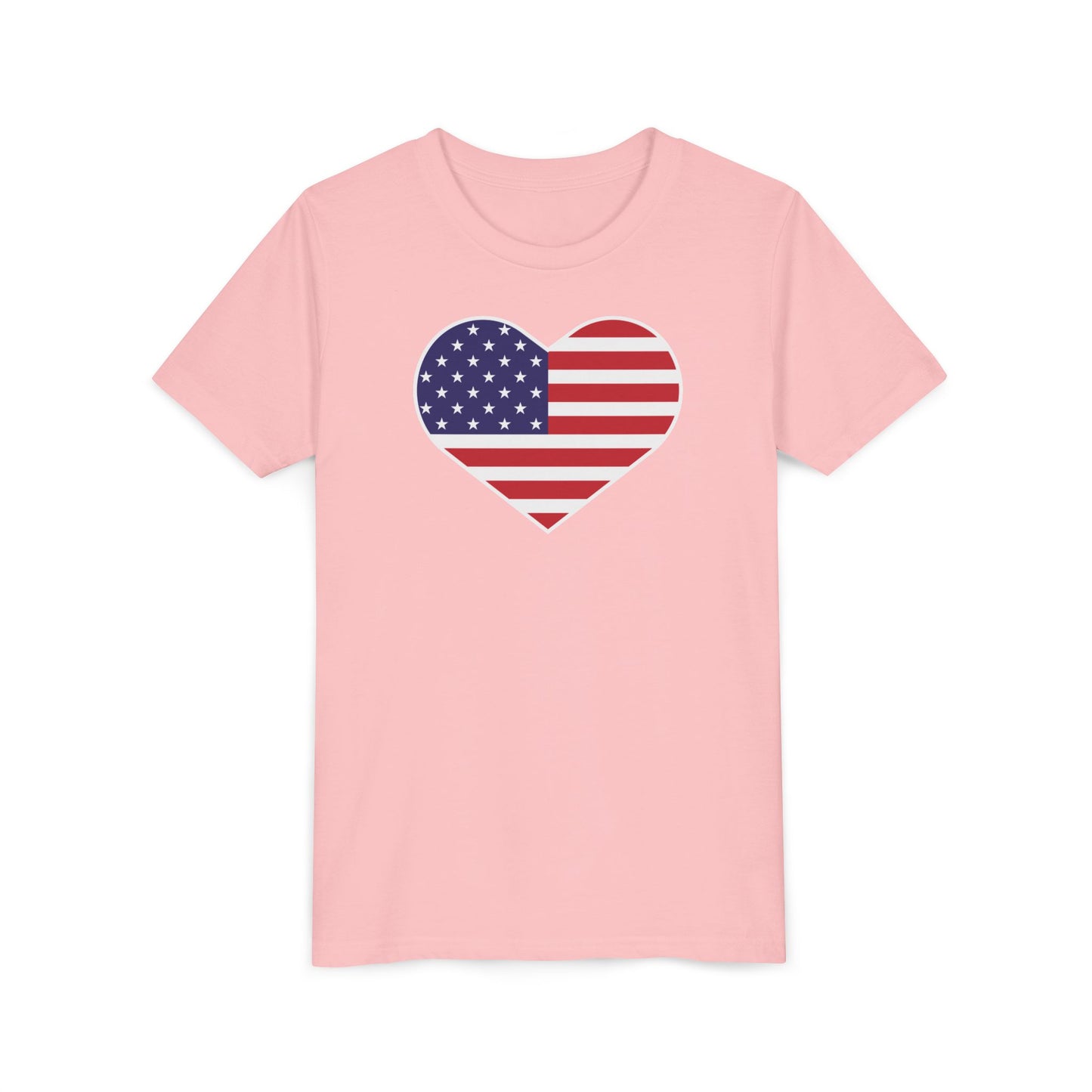 American Heart - Girls Youth Short Sleeve Tee