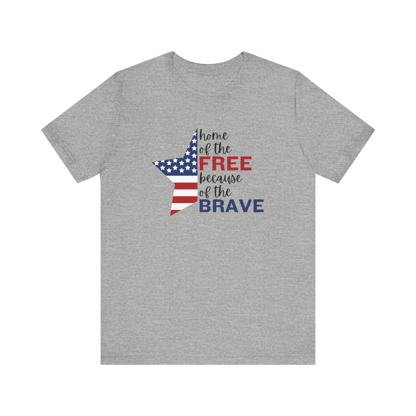 Home Of The Free - Ladies Jersey Short Sleeve Tee