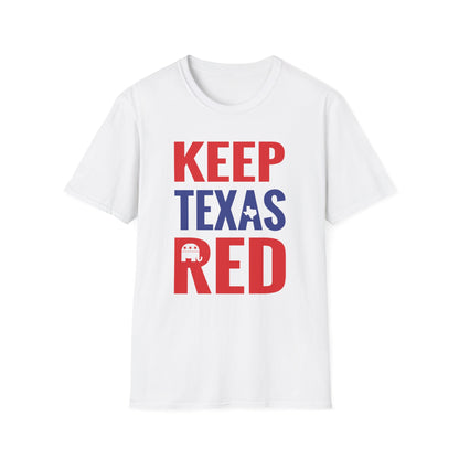 Keep Texas Red -  Men's Softstyle T-Shirt